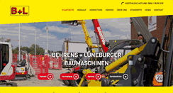 Desktop Screenshot of bl-baumaschinen.de